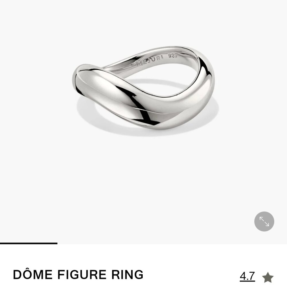 Mejuri dome figure ring